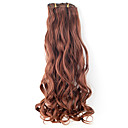 High Quality Synthetic 45cm Clip-In Wavy Hair Extension 6 Colors to Choose