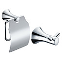 Messing badkamer accessoire sets (Inclusief Robe Haken, toiletrolhouders - Chrome Finish)