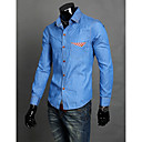 Men's Denim Work Long Sleeve Shirt