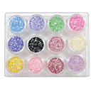 12-Color 3D Granule Nail Decorations