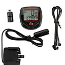 PVC Material Wireless 15 Functions Waterproof Cycling Computer YS-268A(Black)