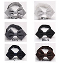 Men's Fashion Pure Color Rhombus Grid Bow-tie