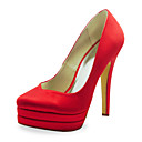 Fashion Satin Stiletto Heel Pumps Wedding Shoes (More Colors)