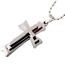 Collar Crucifico Clásico para Hombre