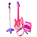 (Kinder Gitarre Spielzeug-Set) Electronic Kinder Gitarre Spielzeug mit Mikrofon / Lautsprecher / Strap / Stand