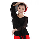 Dancewear Viscose and Tulle Latin Dance Top For Ladies