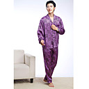 Männer Topgrade Grade Lila Farbe 2 Sets Pyjamas