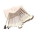 Top Three-color Nylon Hair Cosmetic Brush Set (18 pcs)