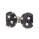 10 mm The Stars Symbol Stainless Steel Stud Earrings