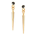 Rivet Shape with Diamond Earrings