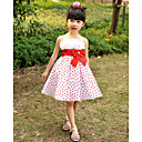 Lovely Sleeveless Satin/Tulle Wedding/Evening Flower Girl Dress