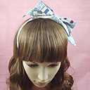 Blauw Katoen Bow Country Lolita hoofdband