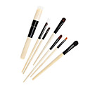 Pura Madera pinceles de maquillaje profesional (7 piezas)
