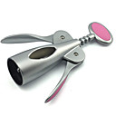 Angel Style Zinc Alloy Wine Opener Corkscrew (Random Color)