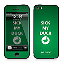 Codice Da ™ Pelle per iPhone 4/4S: "Sick mia anatra" di Steven Lin (Serie Creativa)