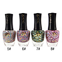 1PCS Top Coat pailletten Nagellak No.5-8 (17ml, verschillende kleuren)