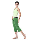 Light Vests & Green Cropped Pants Yoge Suits