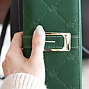Women's Vintage Scrub Print Solid Color Wallet