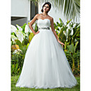 Ball Gown Sweetheart Floor-length Tulle Wedding Dress