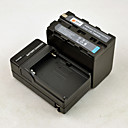 DSTE 7.2V 7400mAh NP-F970/F950/F930 Li-ion batterij & Amerikaanse Plug voor Sony HVR-Z1 CCD-TRV36E