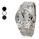 Heren casual stijl pols Steel analoge quartz horloge (verschillende kleuren)