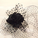 Net preciosa con Tocados de diamante de imitación / flor Mujeres
