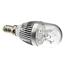 Dimmable E14 3W 270LM 6000-6500K Natural White Light LED Ball Bulb (220V)
