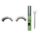 10 Pairs Black Handmade False Eyelash with Glue NO.056