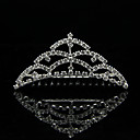 Aleación de la manera con los Rhinestones Wedding la tiara nupcial