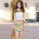 Vrouwen bloemenprint Midi Rok