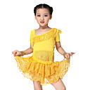 Dancewear Spandex Dança Latina Outfit Top e saia para crianças