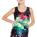 Verde Aurora Galaxy Regatas (Bust :86-102 centímetros Cintura :58-79 centímetros Hip :90-104 centímetros Comprimento: 62 centímetros)