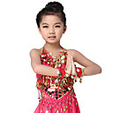 Dancewear Chiffon with Coins and Beadings Belly Dance Top For Children More Colors