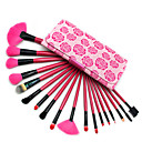 18Pcs Rose Professional Makeup Brushes