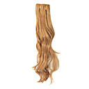 22 "cheveux synthétiques d'or Populaire onde wefted extensions de cheveux