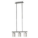 120W Contemporary Pendant Light with 3 Lights and Hollow-out Sculptured Metal Shades Down