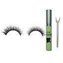 15 Pairs Black Handmade False Eyelash with Glue NO.F16