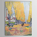 Beroemde Olieverf Les-alychamps-najaar van Van Gogh