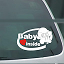 Angel Baby In Car Muster Auto dekorativen Aufkleber