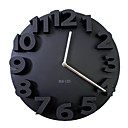 3D Number Mute Wall Clock