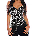 Giraffe  Print Satin Punk Lolita Corset
