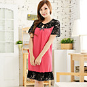 Red Black Sexy Cute Comfortable Lace Chemises & Gowns