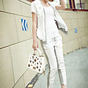 Women's Three Piece Sunflower Beaded Contrast Color Suits