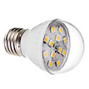 e27 2W 12x5050 SMD 140-170lm 2800-3200k luz branca quente levou bola lâmpada (220v)