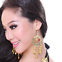 Performance Dancewear Shining Alloy with Gem Belly Dance Earrings