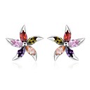 Gorgeous Alloy Cubic Zirconia Earrings(More Colors)(Length*Width 15mm*15mm)