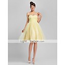 Ball Gown Sweetheart Knee-length Tulle Bridesmaid Dress
