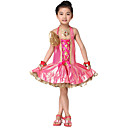 Desempenho dancewear poliéster Dança Latina Vestido Para Crianças