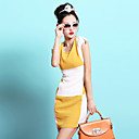 Women's Checkerboard Bodycon Dress