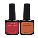 QQ UV Base Coat Gel Soak Off Esmalte de uñas (10 ml, botellas de color al azar)